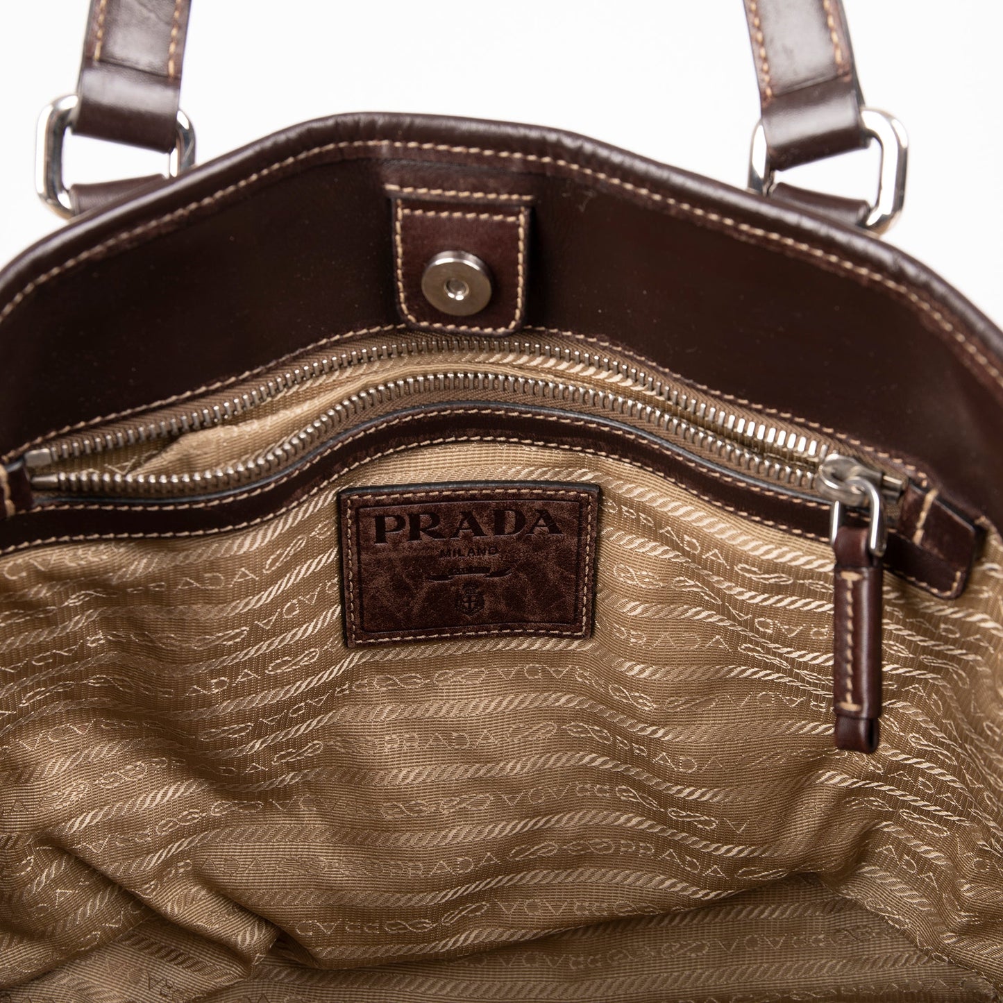 Prada Canapa Logo Tote