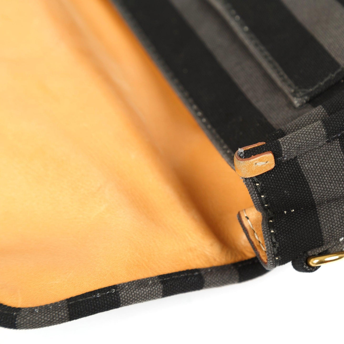 Prada Canapa Stripe Messenger Bag