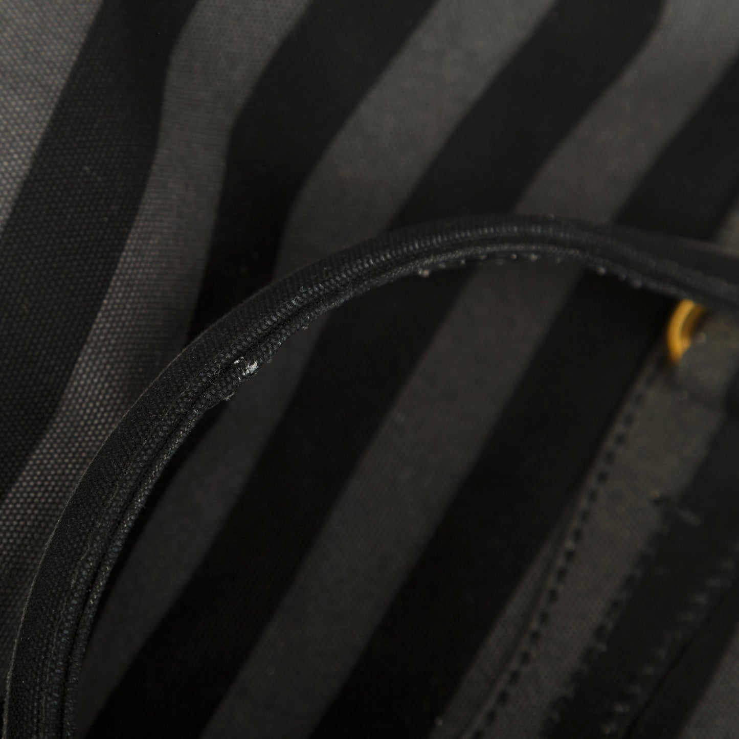 Prada Canapa Stripe Messenger Bag