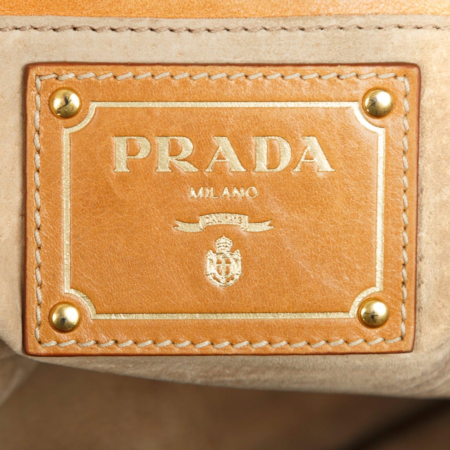 Prada Canapa Stripe Messenger Bag