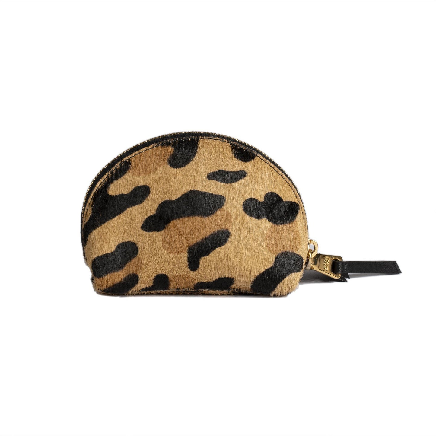 Prada Cavallino Stamp Leopard Print Coin Case