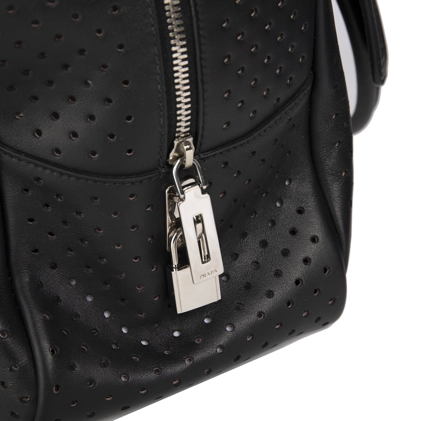 Prada City Calf Fori Bauletto Bag