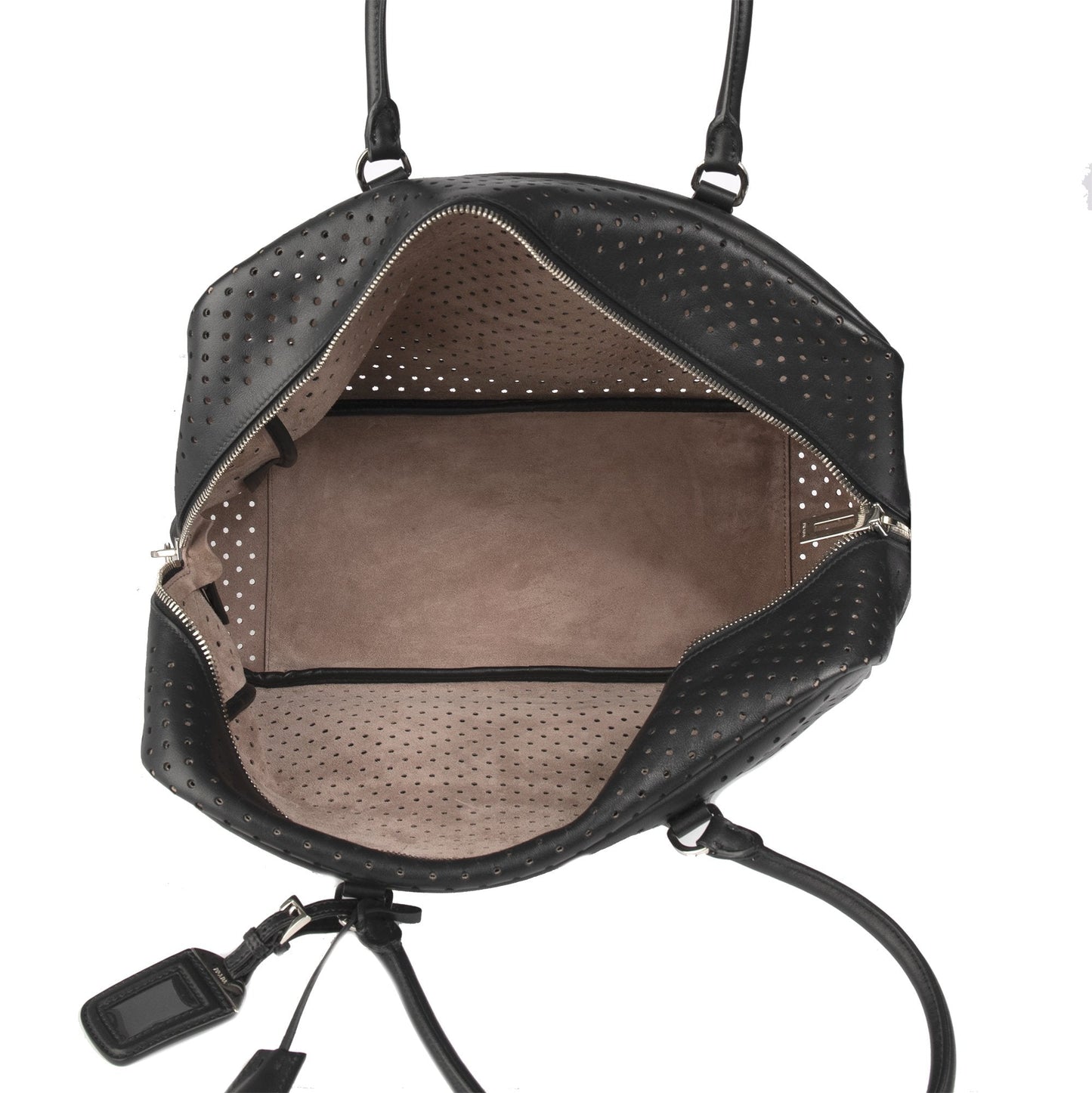 Prada City Calf Fori Bauletto Bag