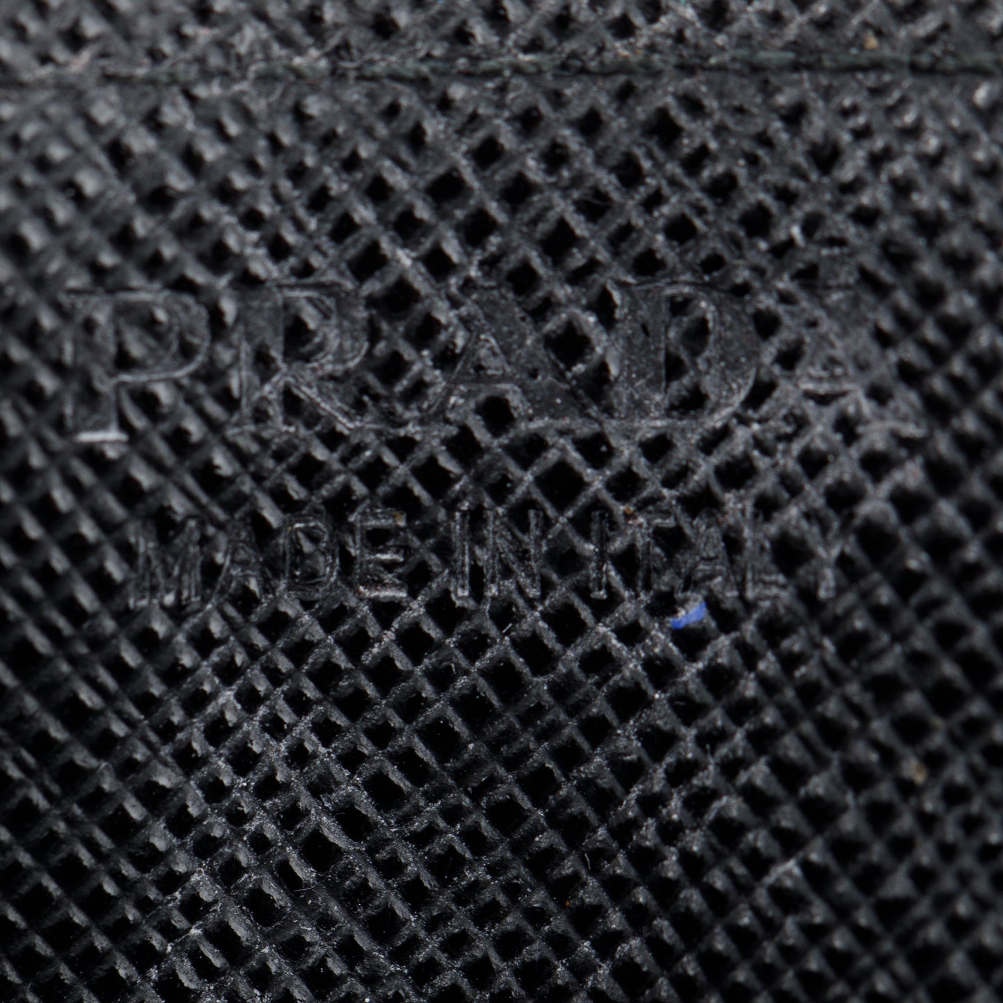 Prada Embossed Logo Saffiano Leather Card Holder