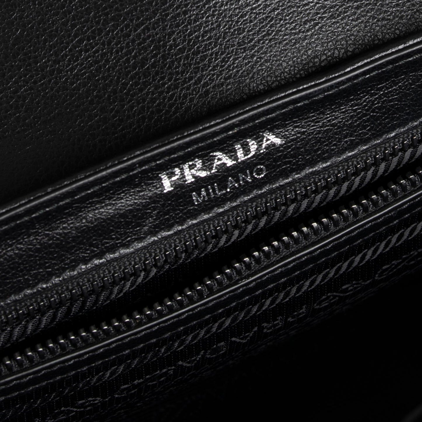 Prada Glace Calf Studded Crossbody Bag