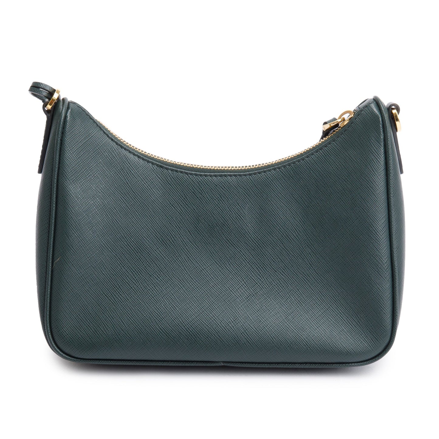Prada Green Saffiano Leather Re-Edition 2005 Shoulder Bag