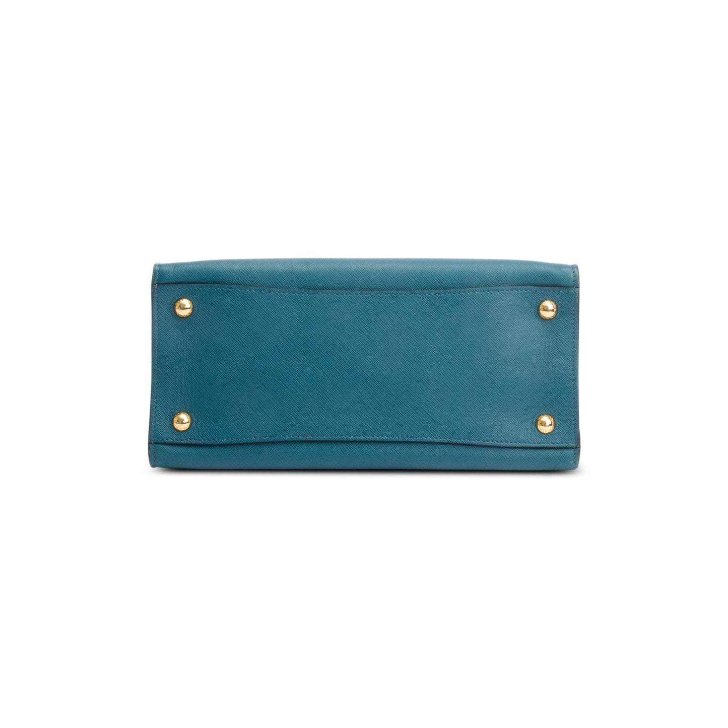 Prada Green Saffiano Soft Triple Pocket Convertible Tote