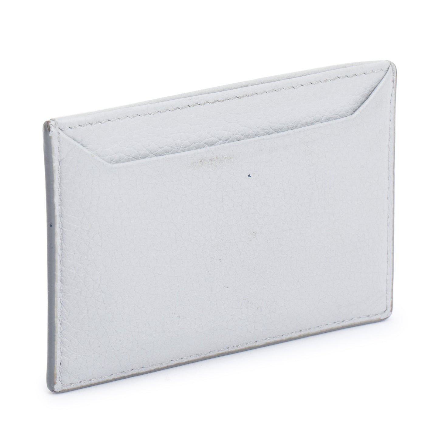 Prada Grey Saffiano Leather Card Holder