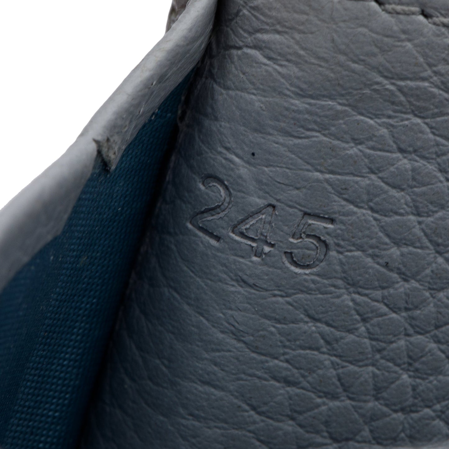 Prada Grey Saffiano Leather Card Holder