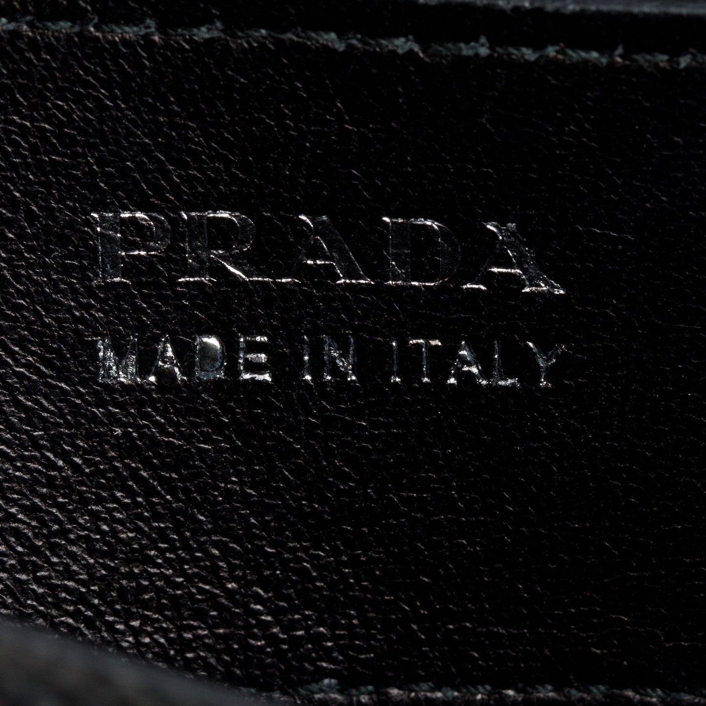 Prada Grey Saffiano Lux Medium Cuir Double Tote