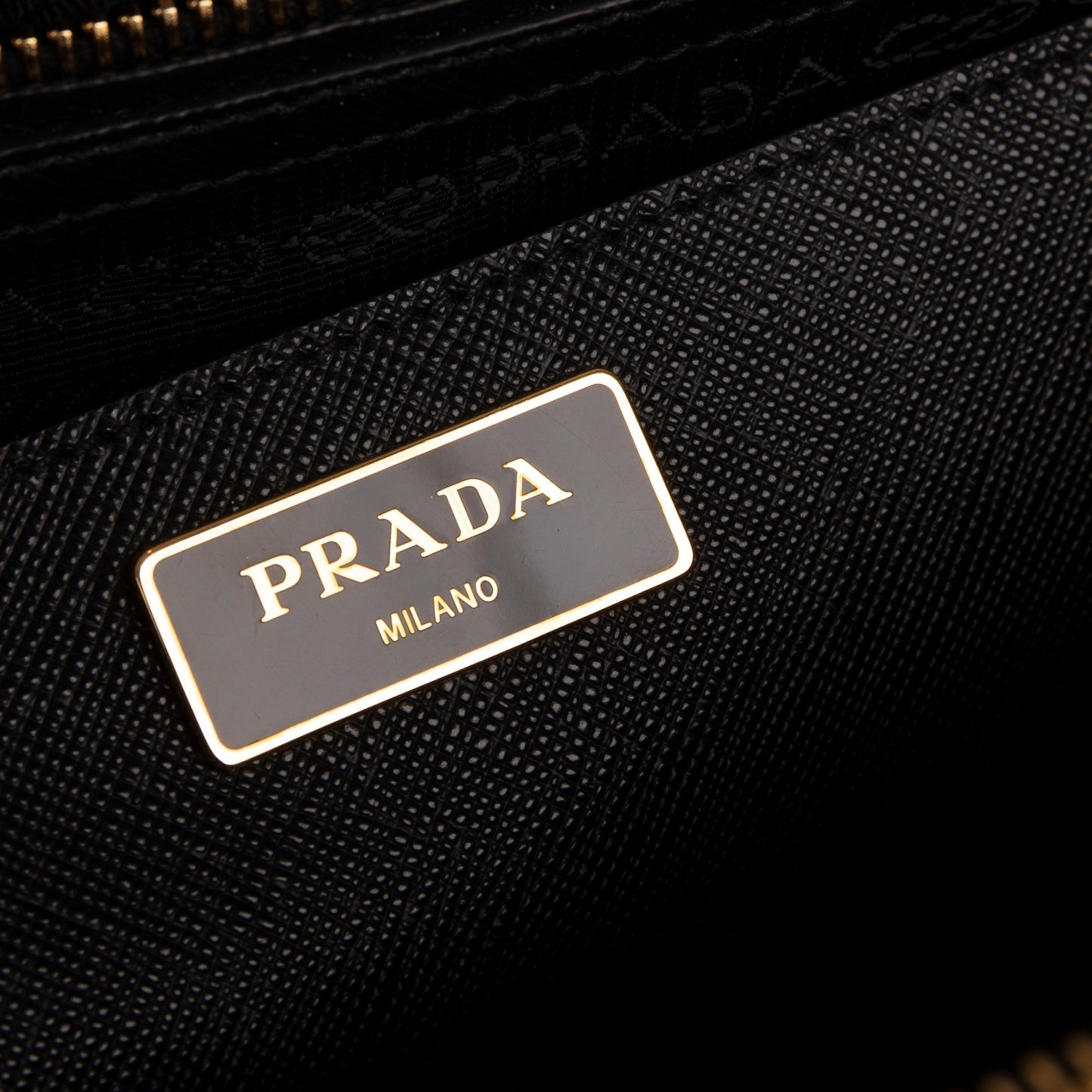 Prada Large Saffiano Double Zip Galleria Tote