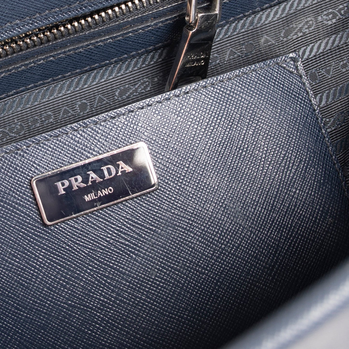 Prada Large Saffiano Lux Shopping Tote