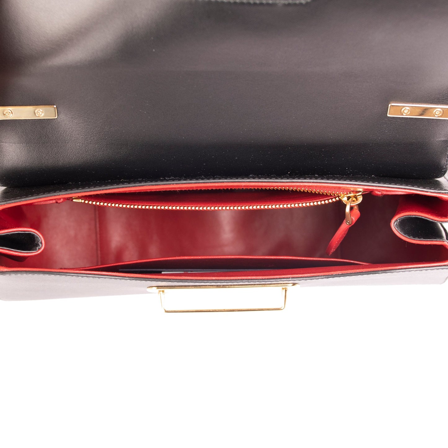 Prada Large Saffiano Lux Sidonie Top Handle Bag