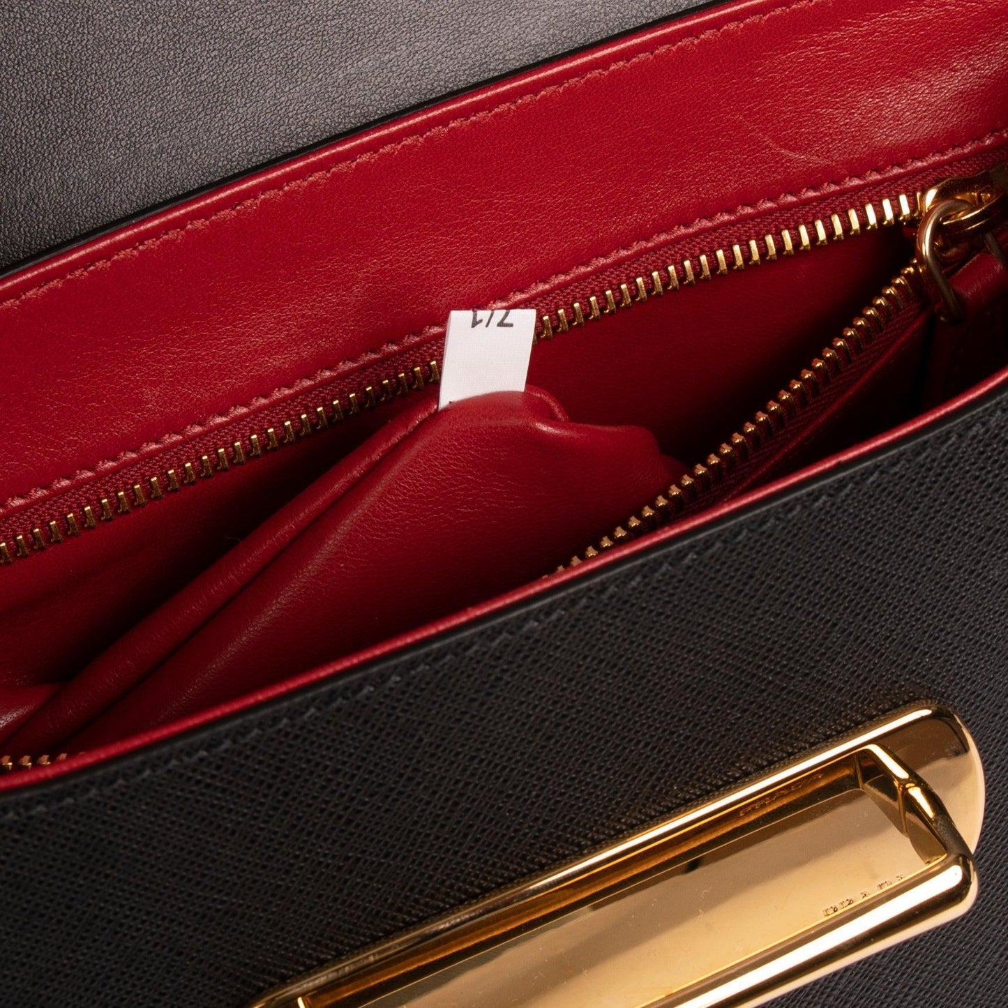 Prada Large Saffiano Lux Sidonie Top Handle Bag