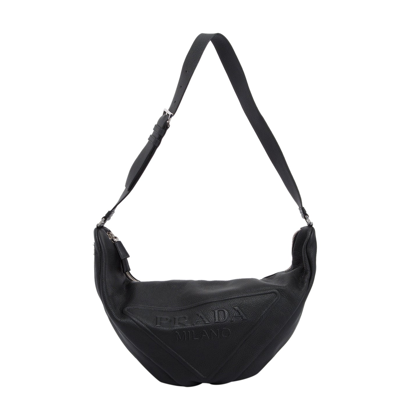 Prada Large Vitello Daino Leather Triangle Bag