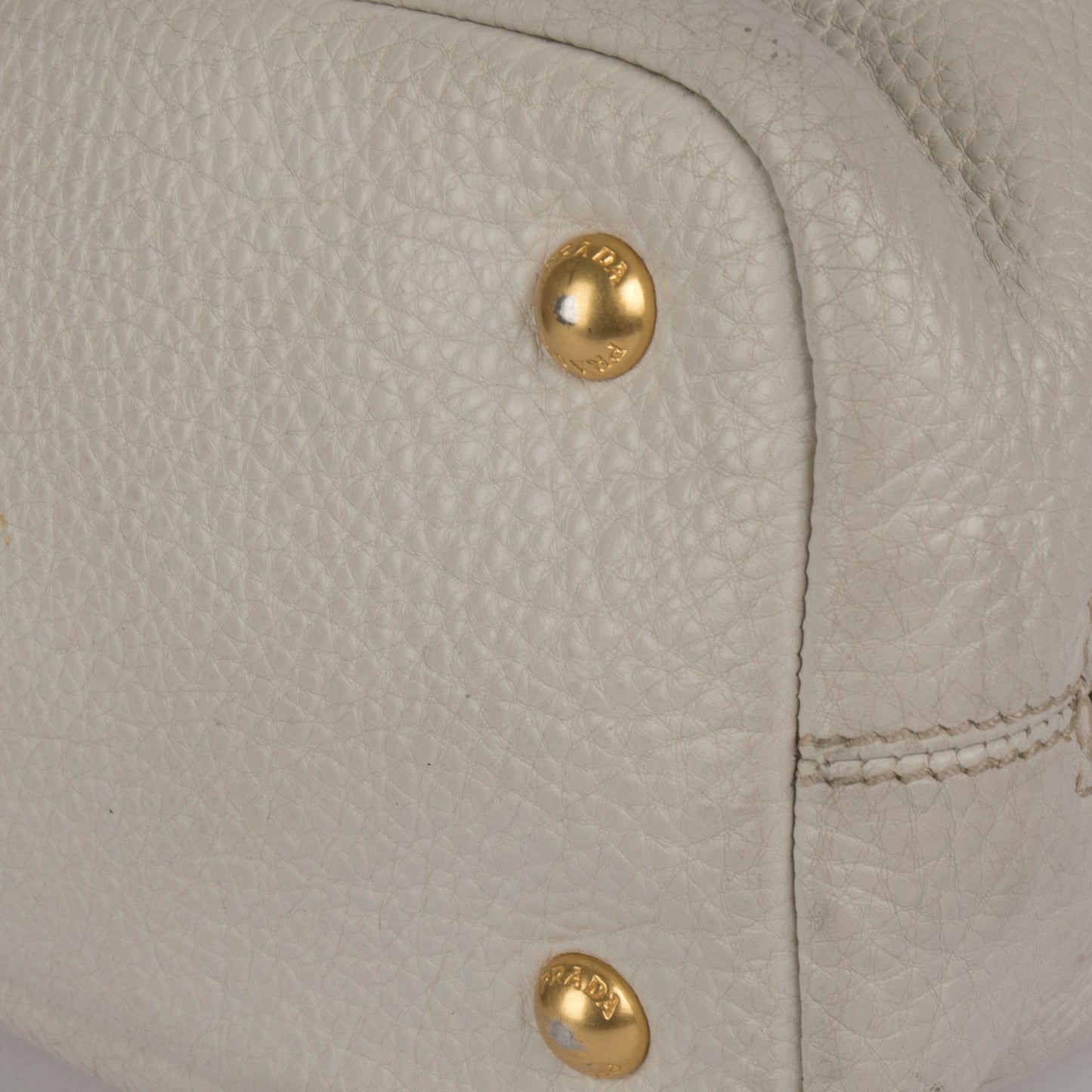 Prada Large Vitello Daino Side Zip Shopping Tote