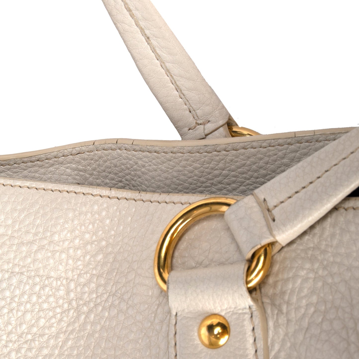 Prada Large Vitello Daino Side Zip Shopping Tote