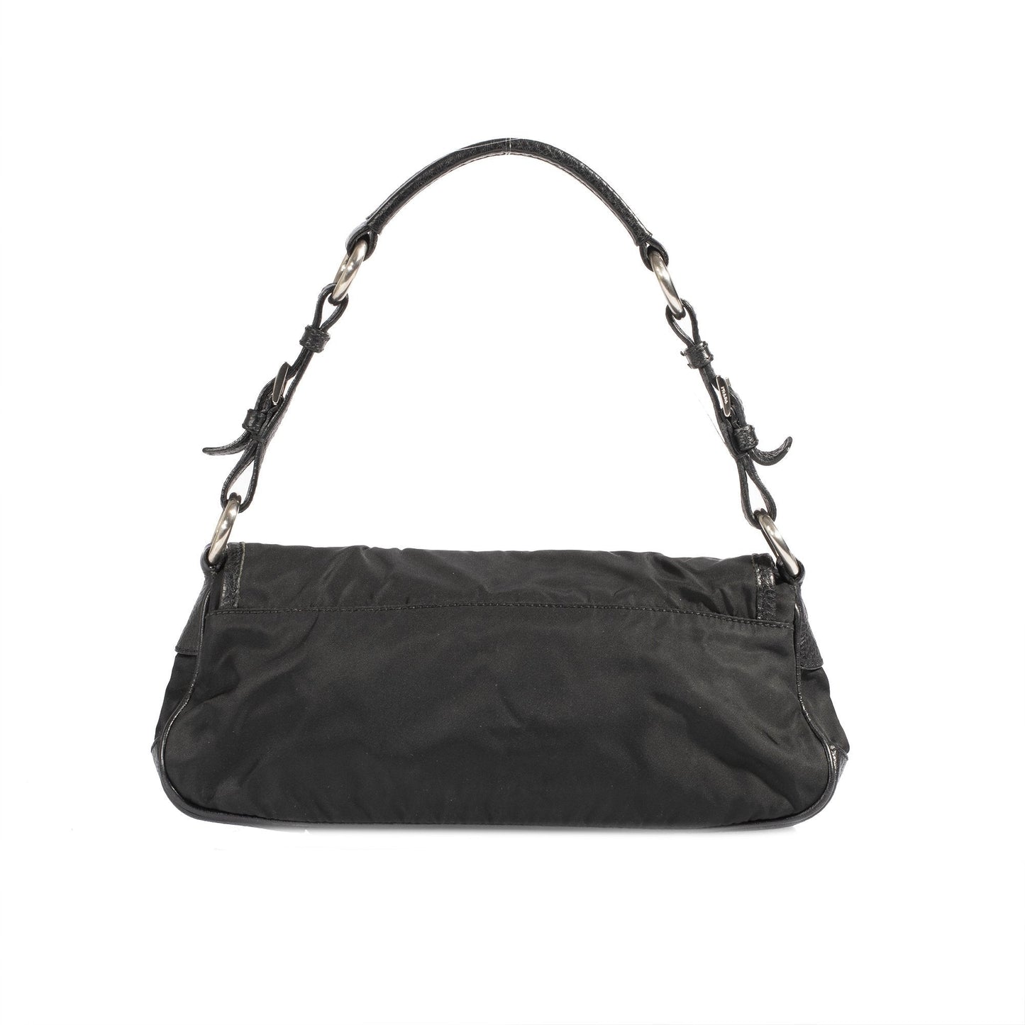 Prada Leather-Trimmed Tessuto Nylon Vien Bag