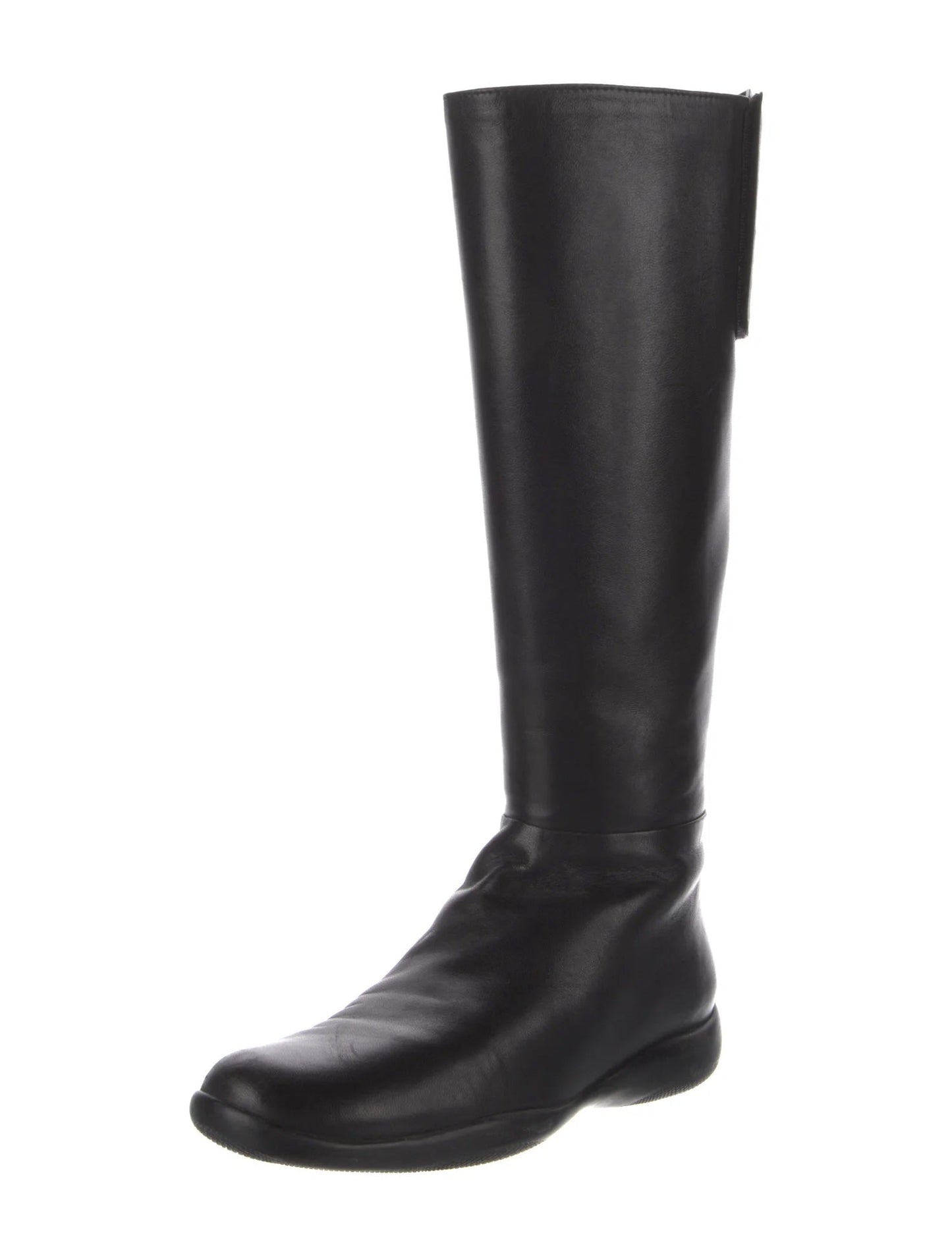 PRADA LINEA ROSSA NAPPA LEATHER TALL BOOTS