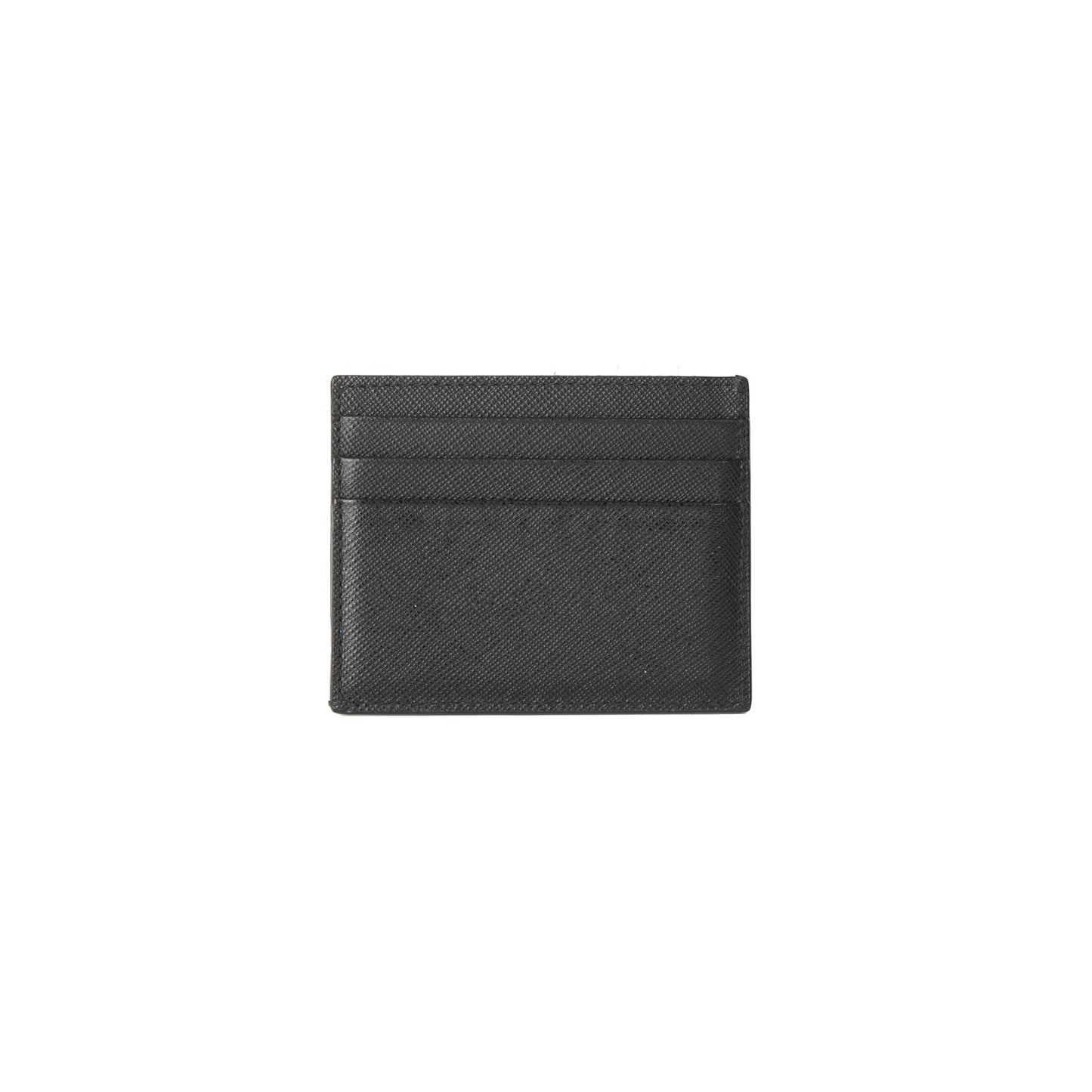 Prada Logo Printed Saffiano Leather Card Holder