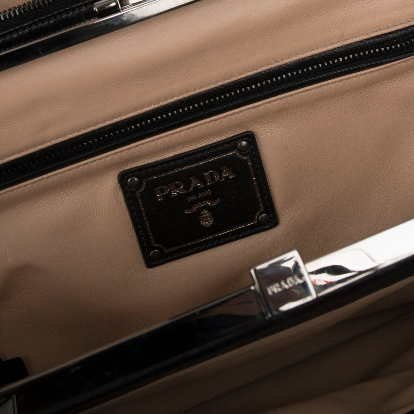 Prada Medium Nappa Antique Leather Tote