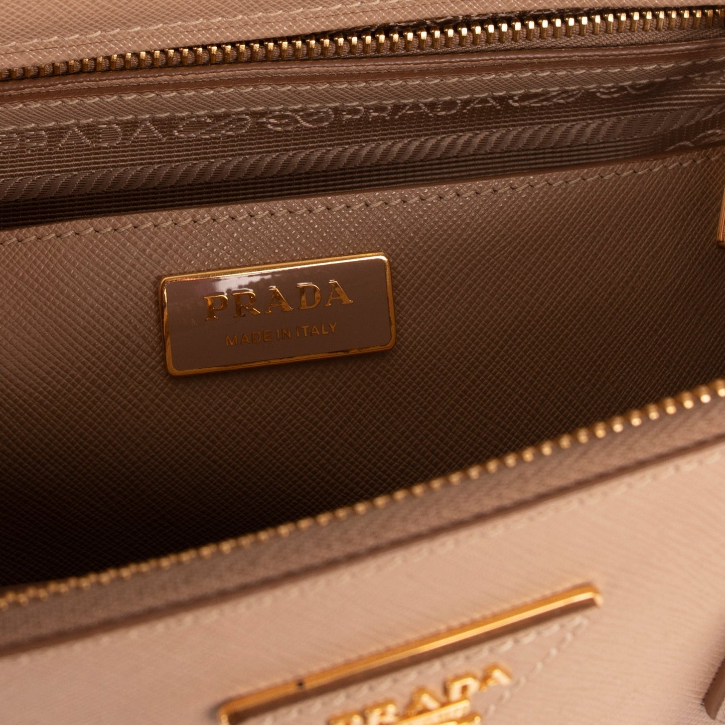 Prada Medium Saffiano Galleria Double Zip Tote