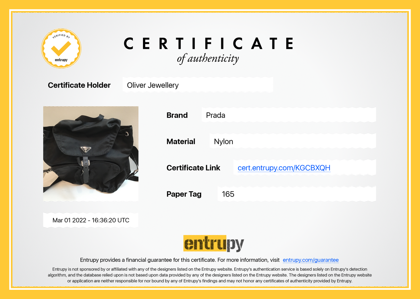Prada Medium Saffiano Leather-Trimmed Tessuto Nylon Backpack