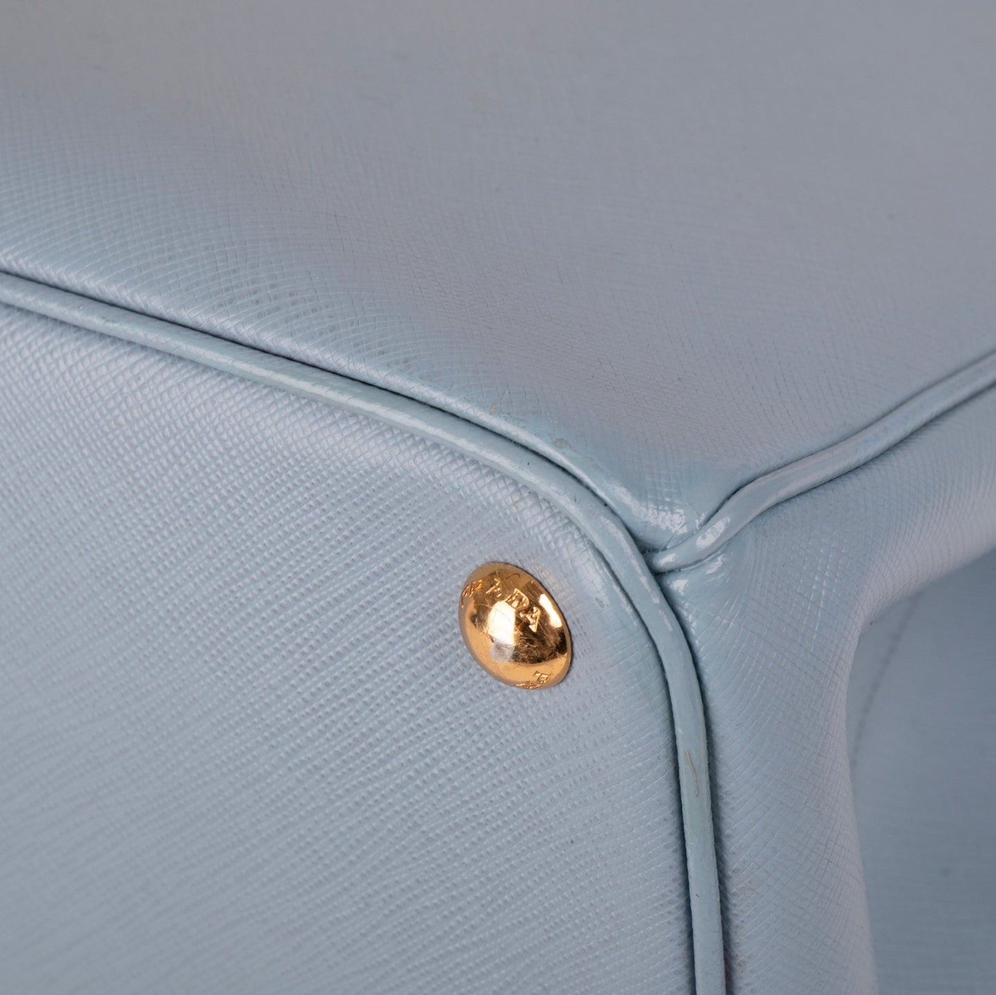 Prada Medium Saffiano Lux Double Zip Galleria Tote