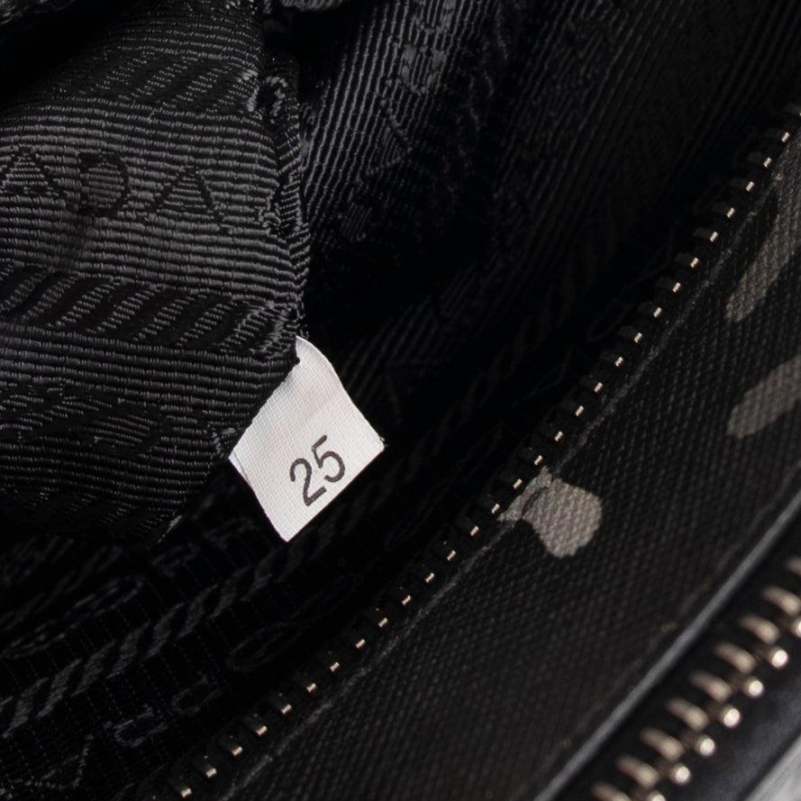 Prada Medium Saffiano Lux Double Zip Galleria Tote