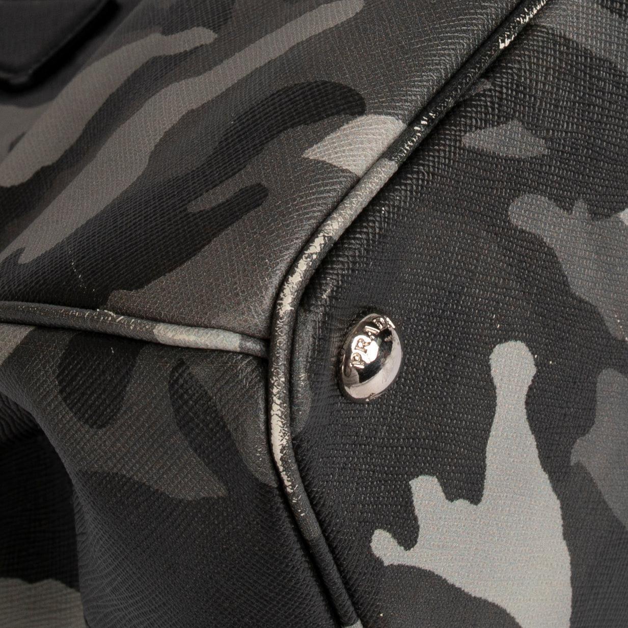 Prada Medium Saffiano Lux Double Zip Galleria Tote