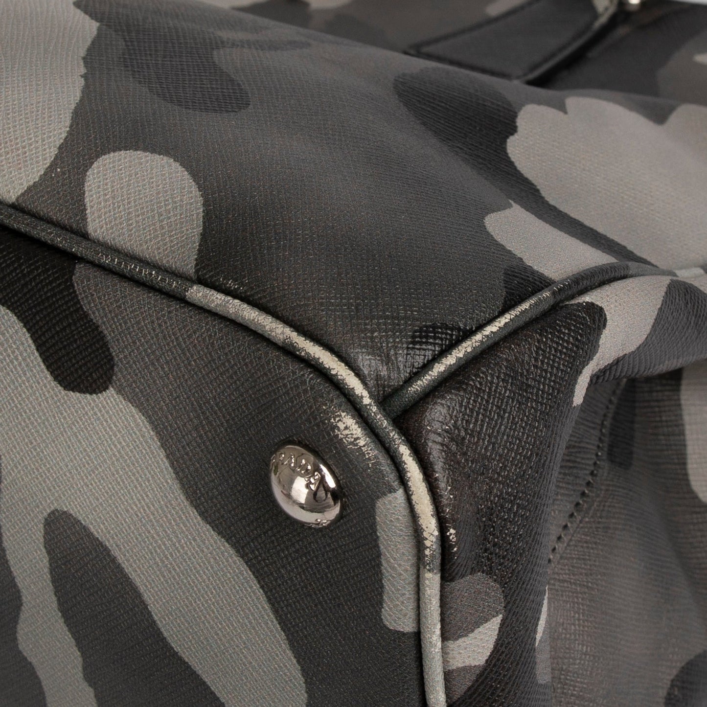 Prada Medium Saffiano Lux Double Zip Galleria Tote