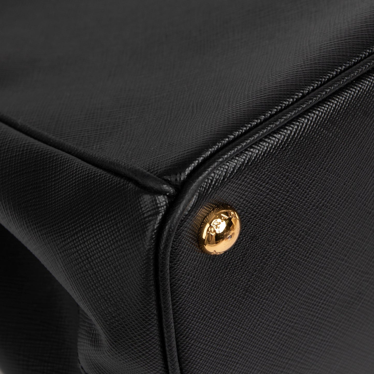 Prada Medium Saffiano Lux Double Zip Galleria Tote