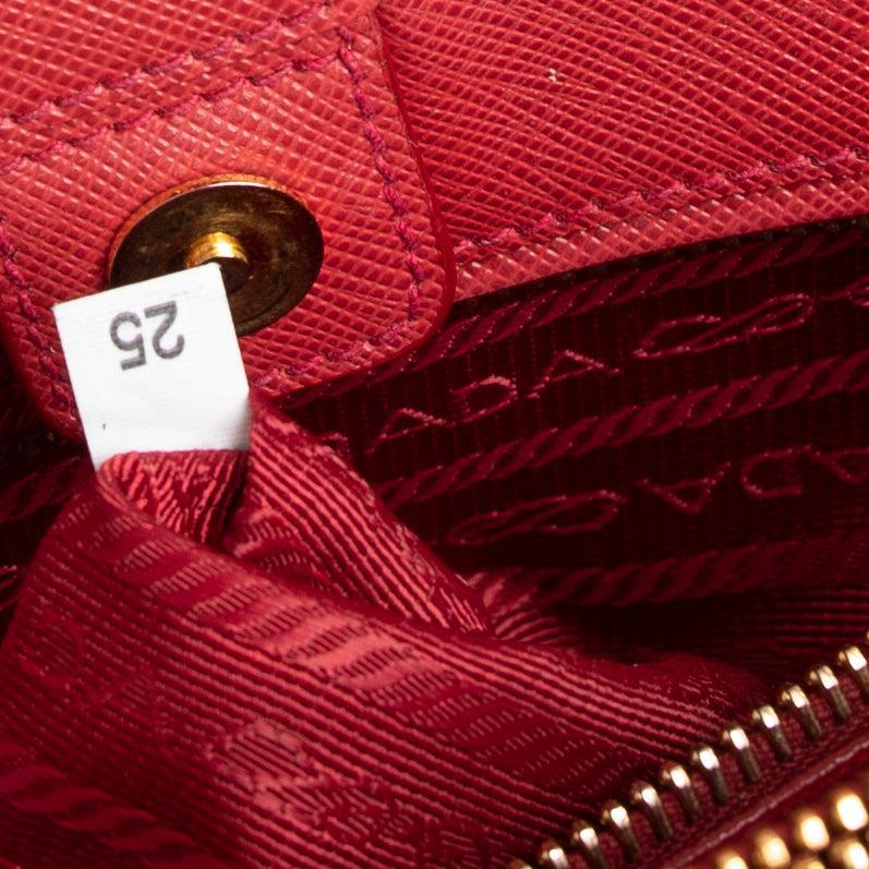 Prada Medium Saffiano Lux Galleria Zip Tote