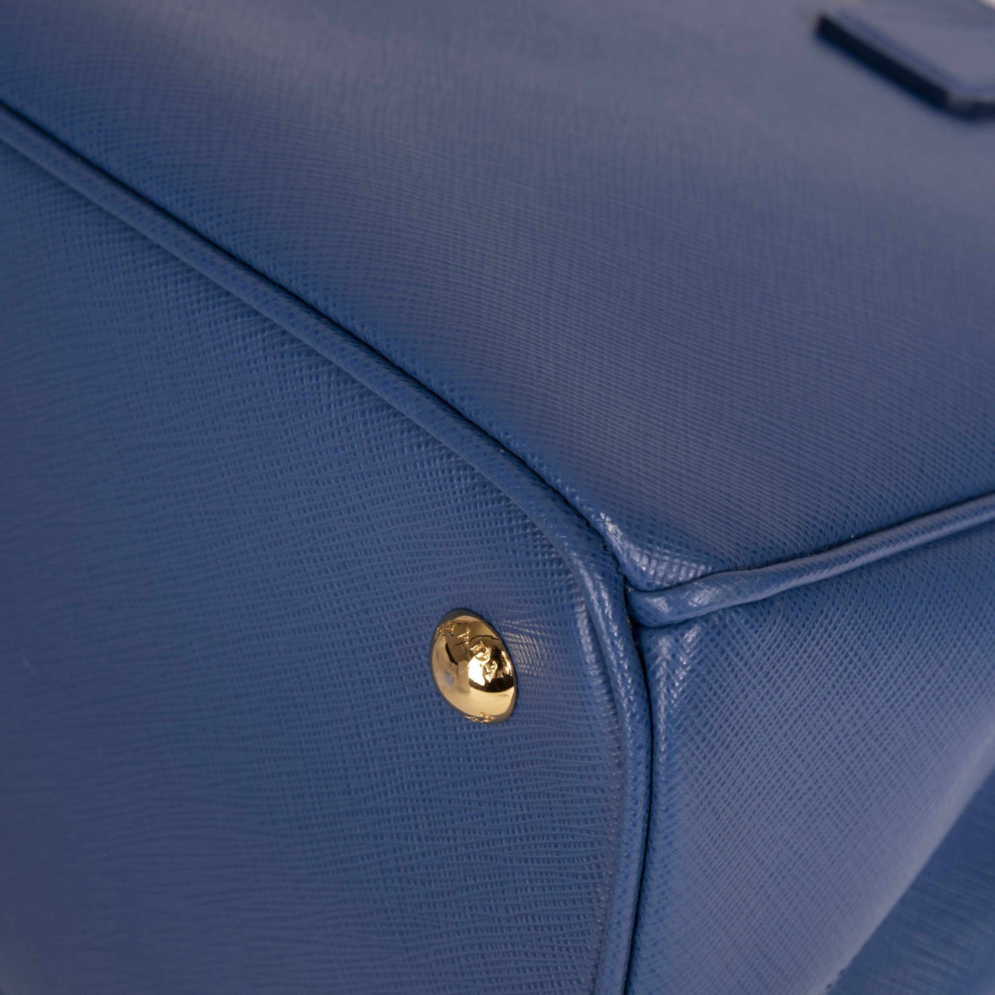 Prada Medium Saffiano Lux Galleria Zip Tote