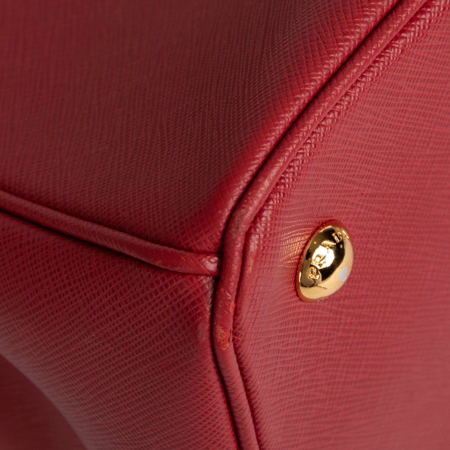 Prada Medium Saffiano Lux Galleria Zip Tote