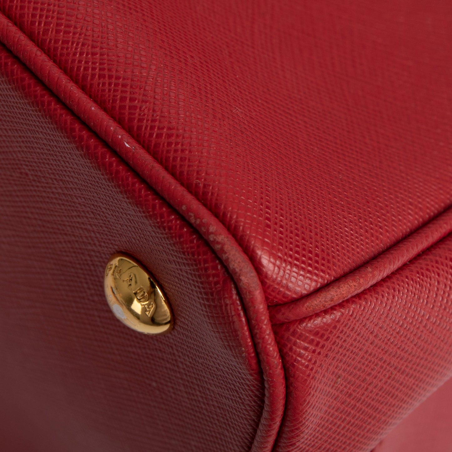 Prada Medium Saffiano Lux Galleria Zip Tote