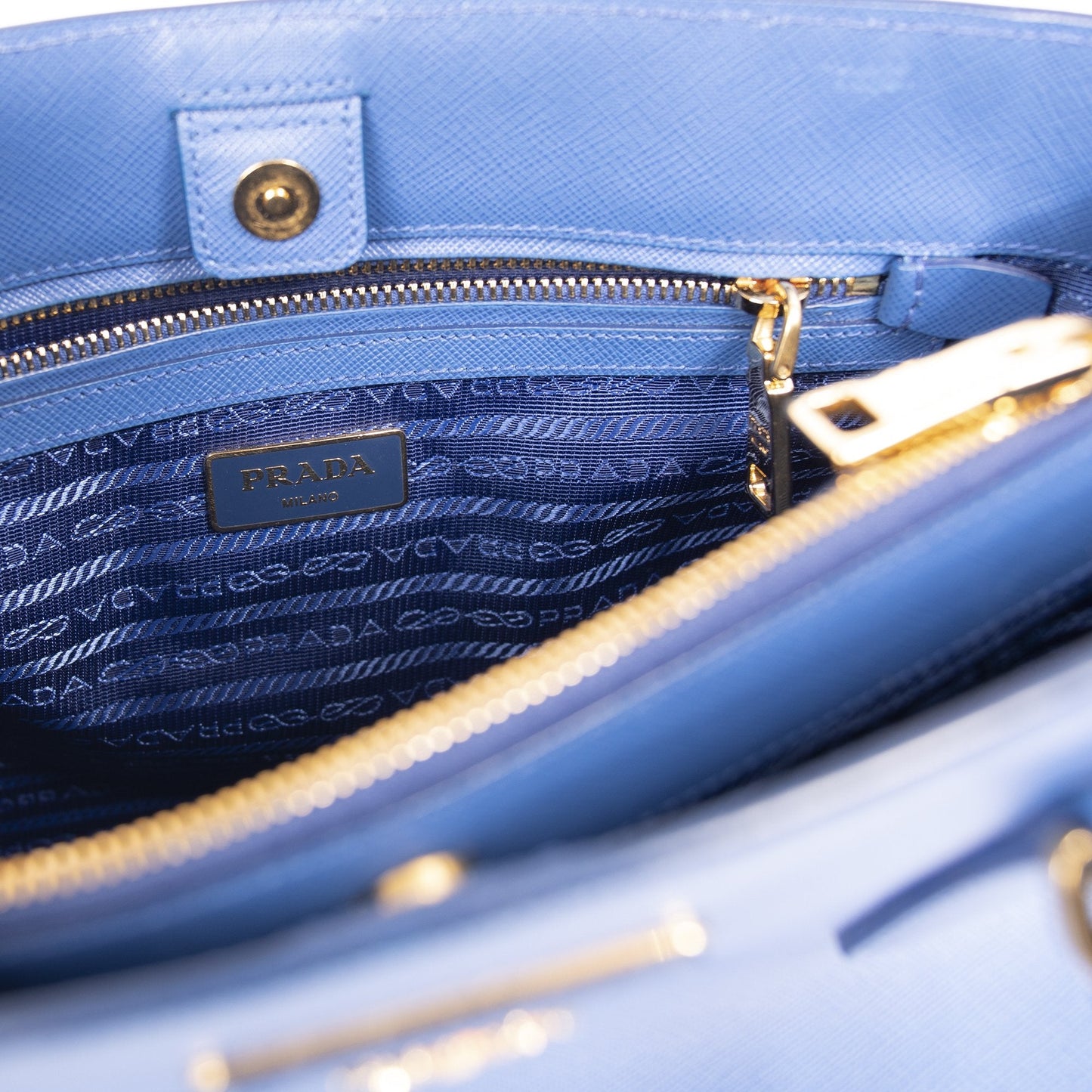 Prada Medium Saffiano Lux Galleria Zip Tote