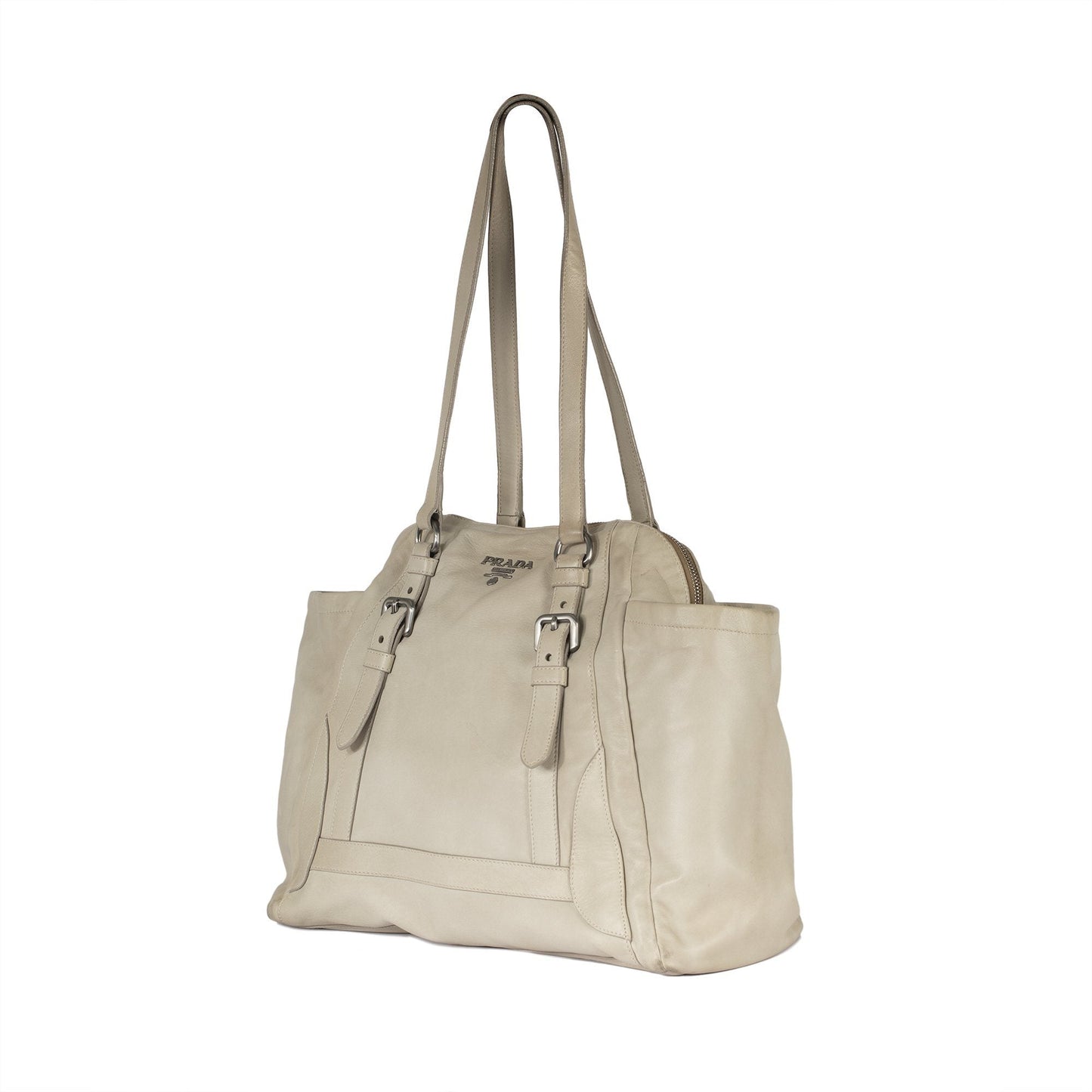 Prada Nappa Delave Large Tote Bag