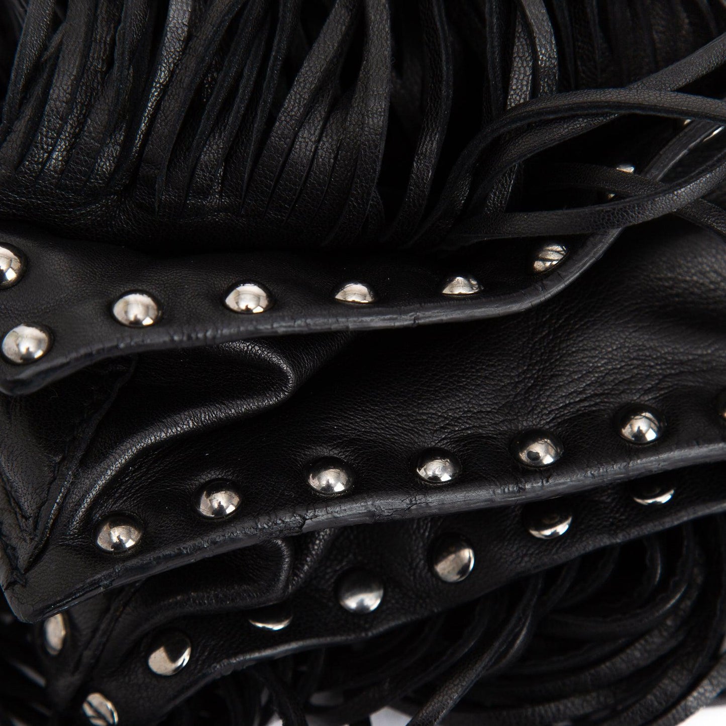 Prada Nappa Leather Fringe Tote