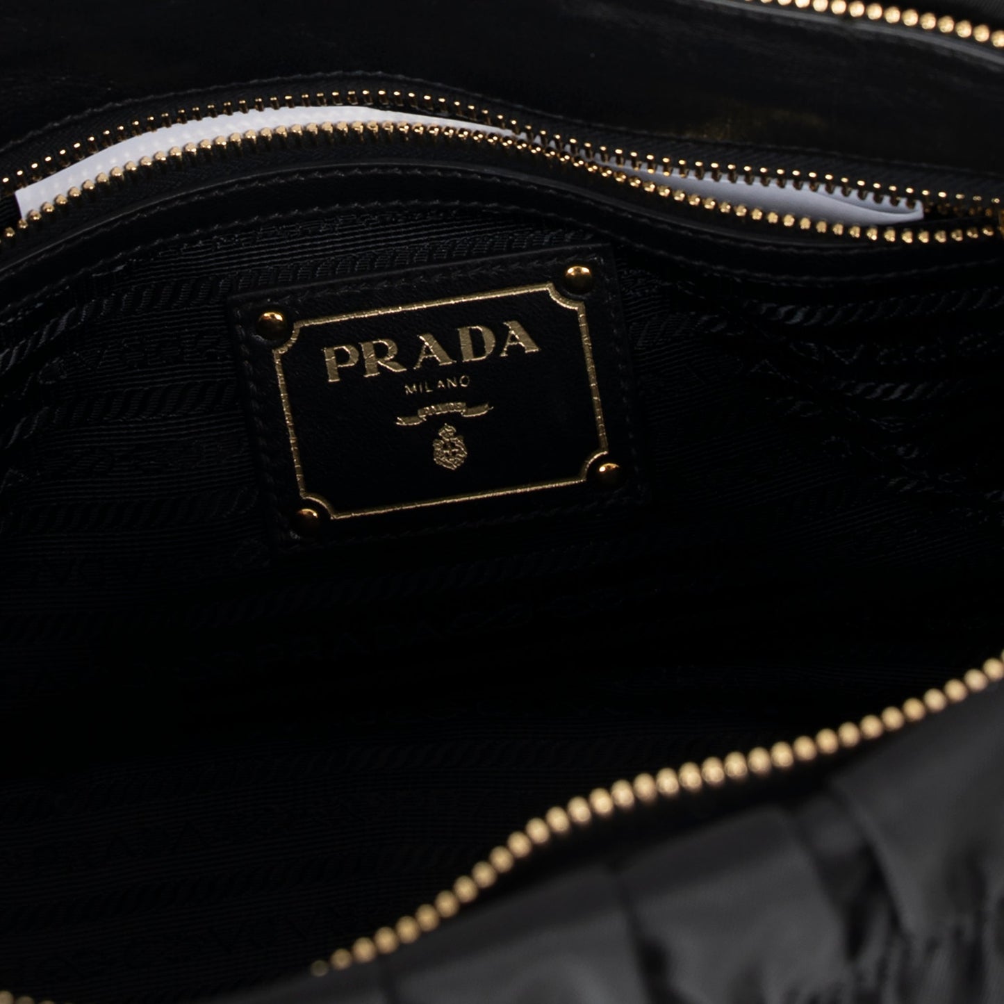 Prada Nappa-Trimmed Tessuto Gaufre Tote