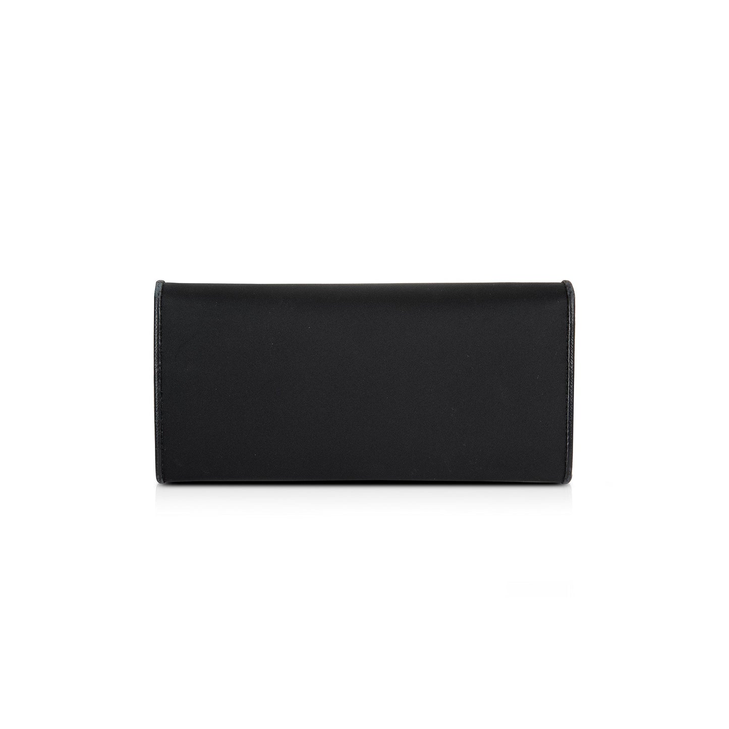 Prada Nylon & Saffiano Leather Continental Wallet