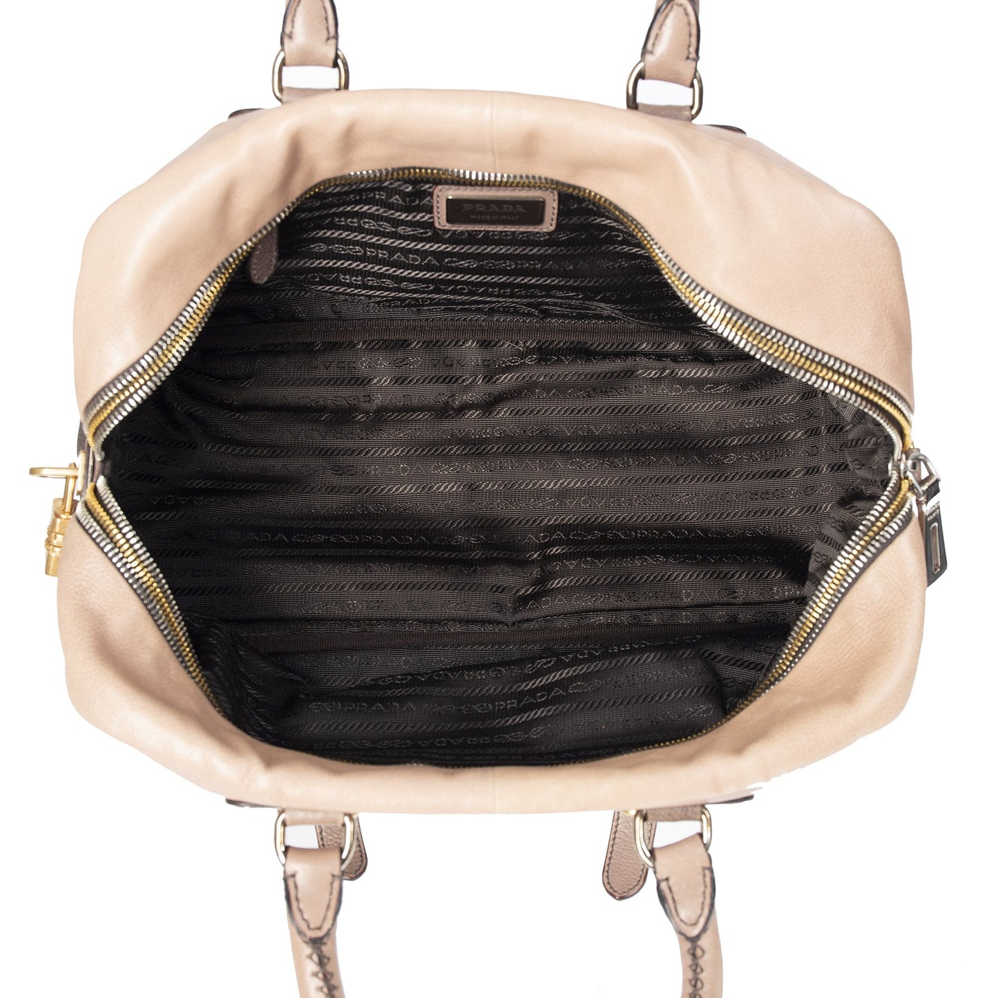 Prada Ombre Glace Zippers Bauletto Bag