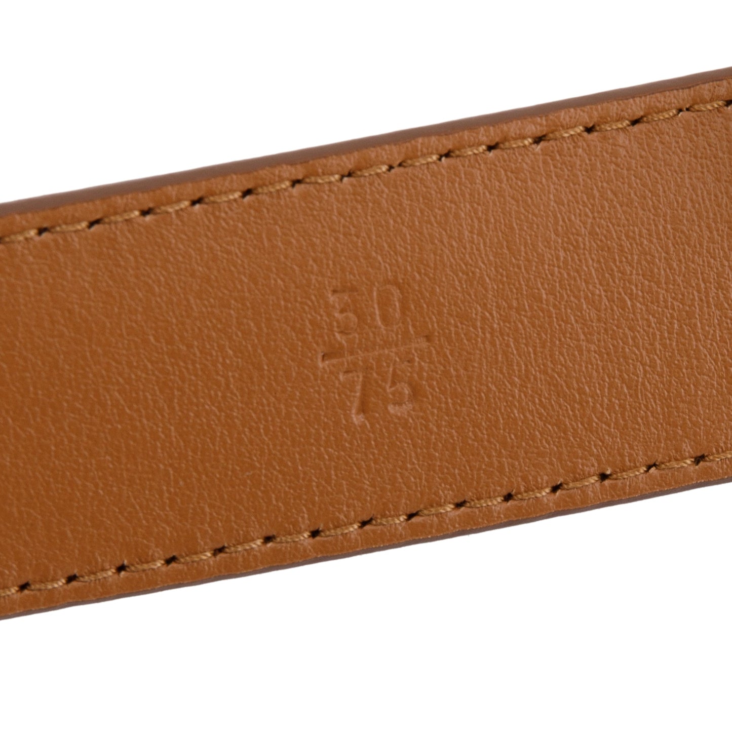 Prada Oval Savoia Logo Buckle Saffiano Leather Belt
