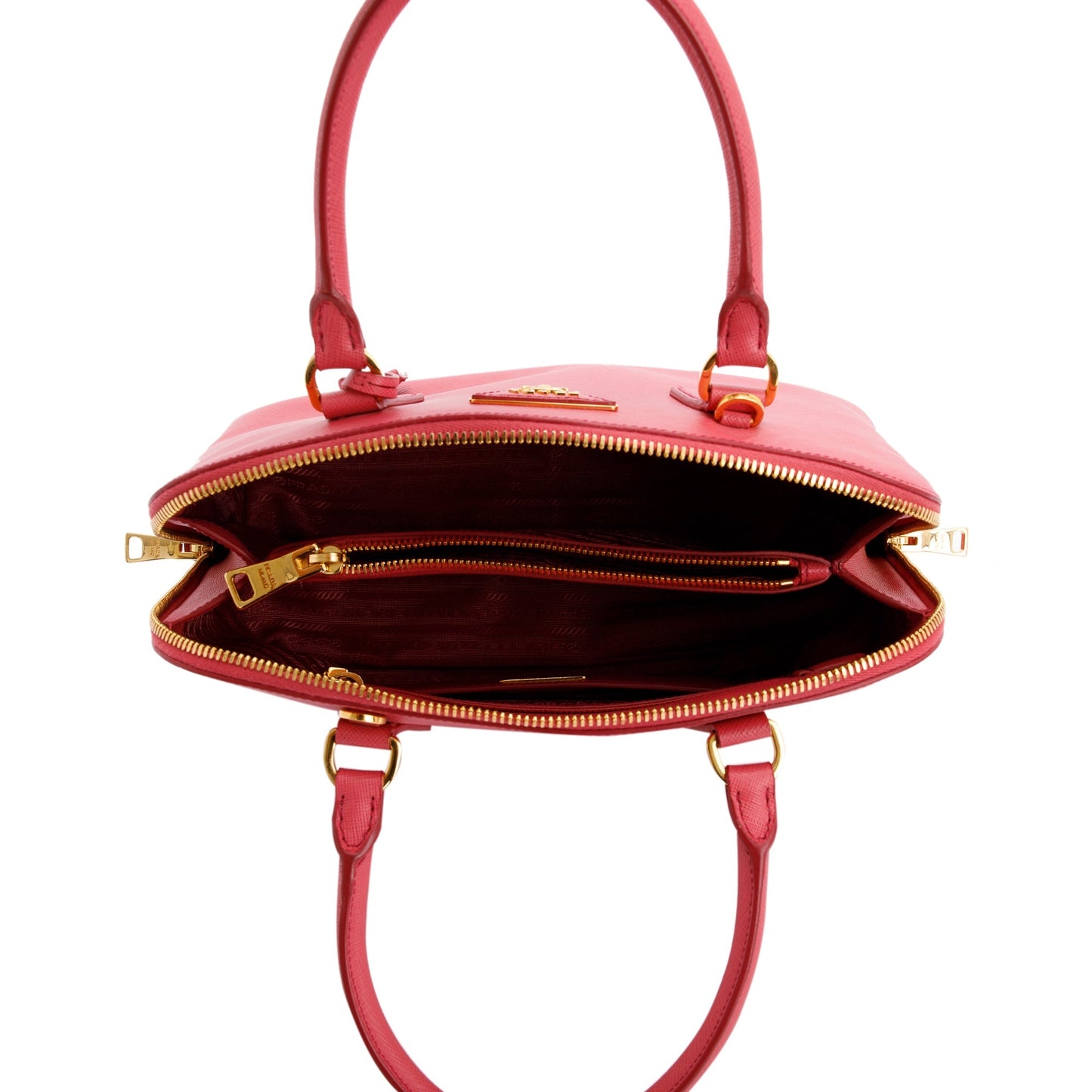 Prada Pink Medium Saffiano Lux Promenade Tote