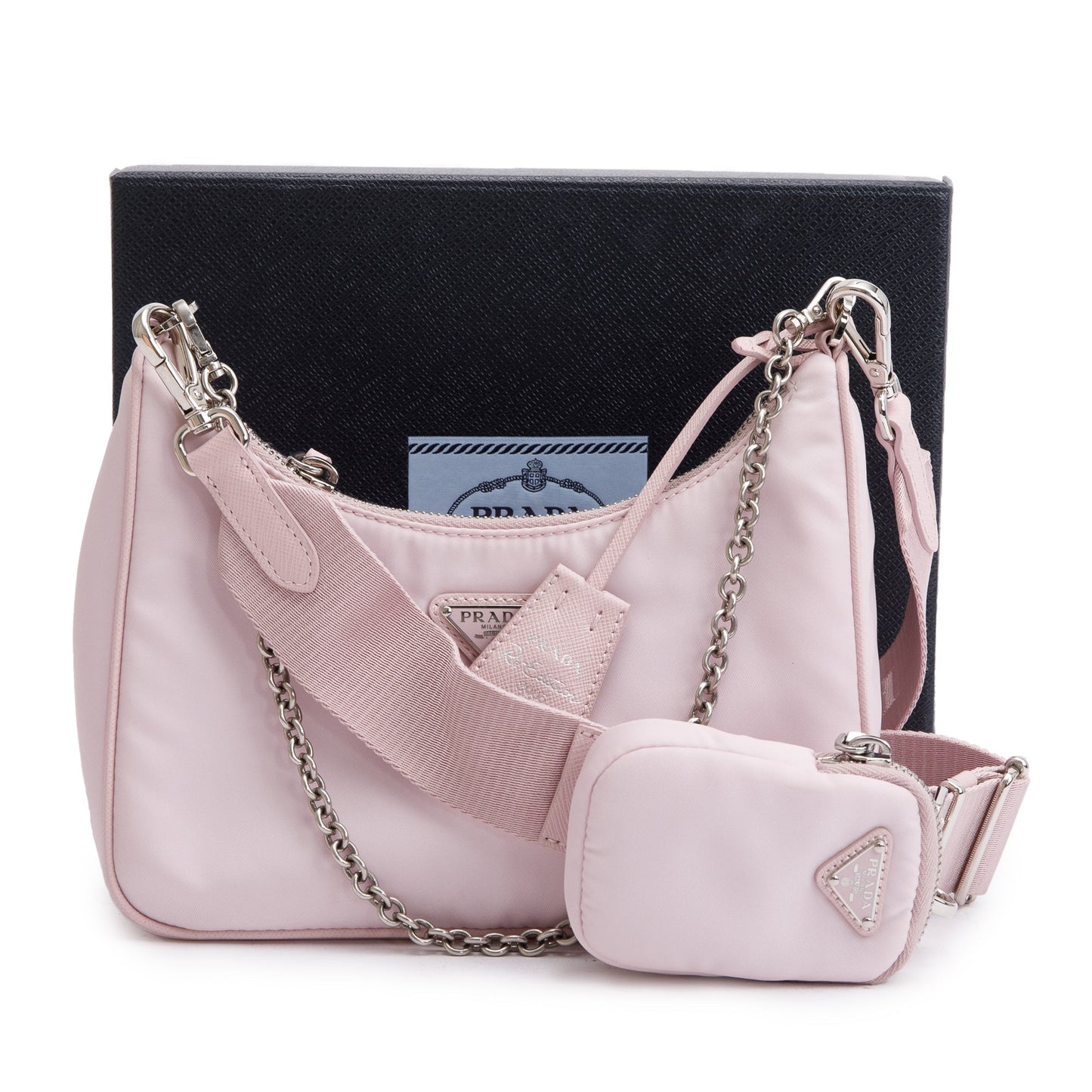 Prada Pink Re-Edition 2005 Re-Nylon Shoulder Bag
