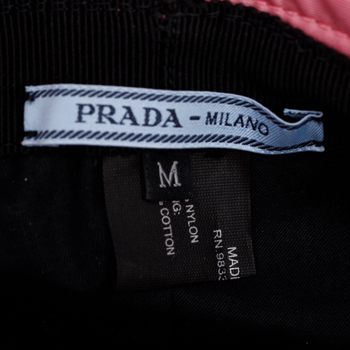 Prada Pink Re-Nylon Bucket Hat