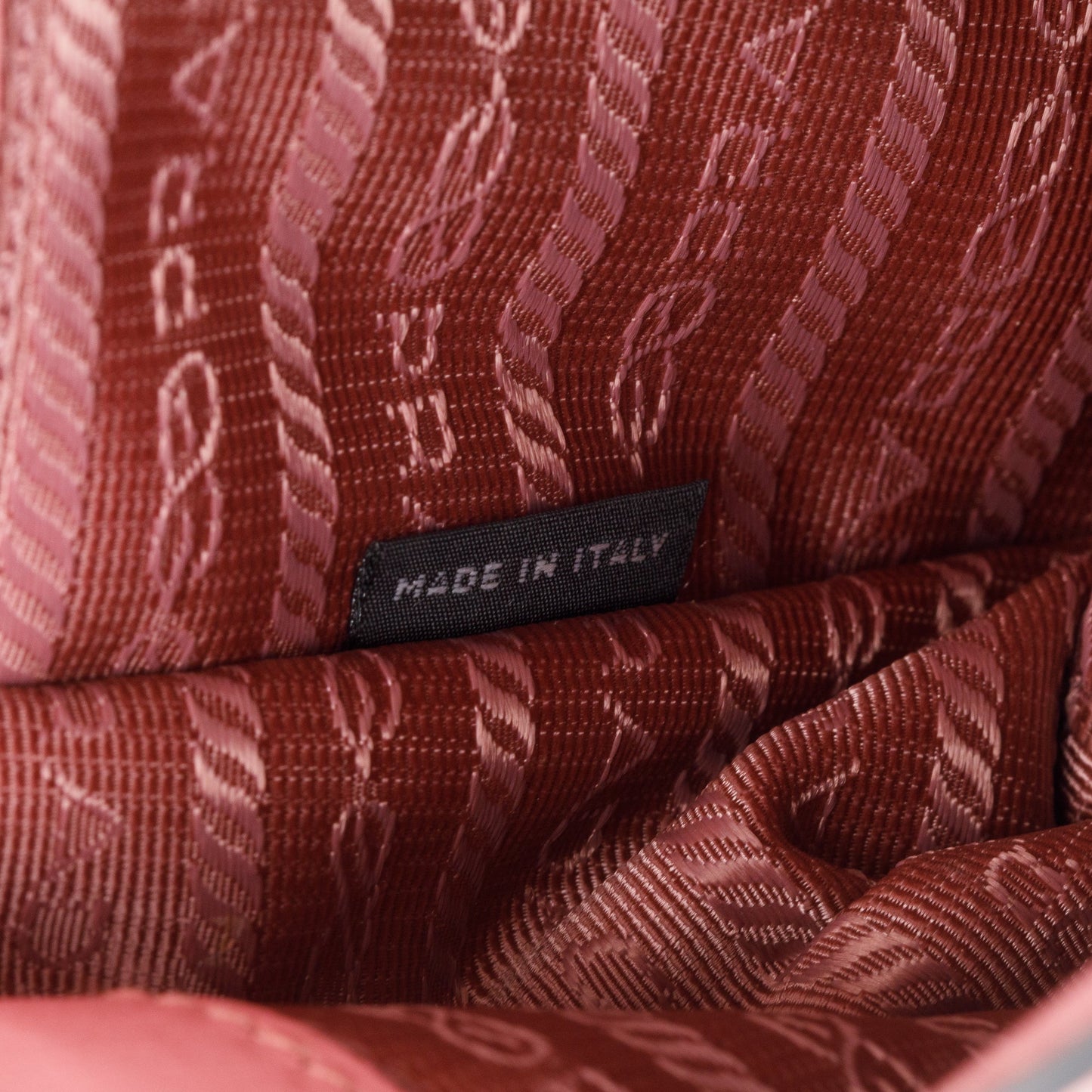 Prada Pink Saffiano Lux Chain Shoulder Bag