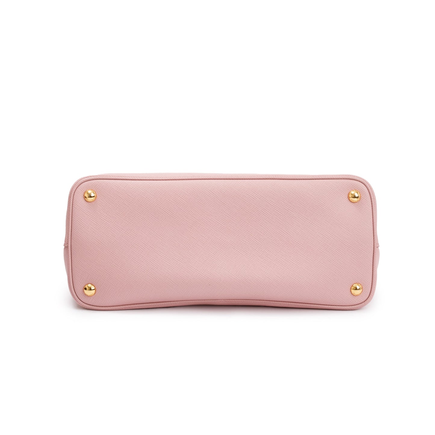 Prada Pink Saffiano Lux Medium Cuir Double Tote