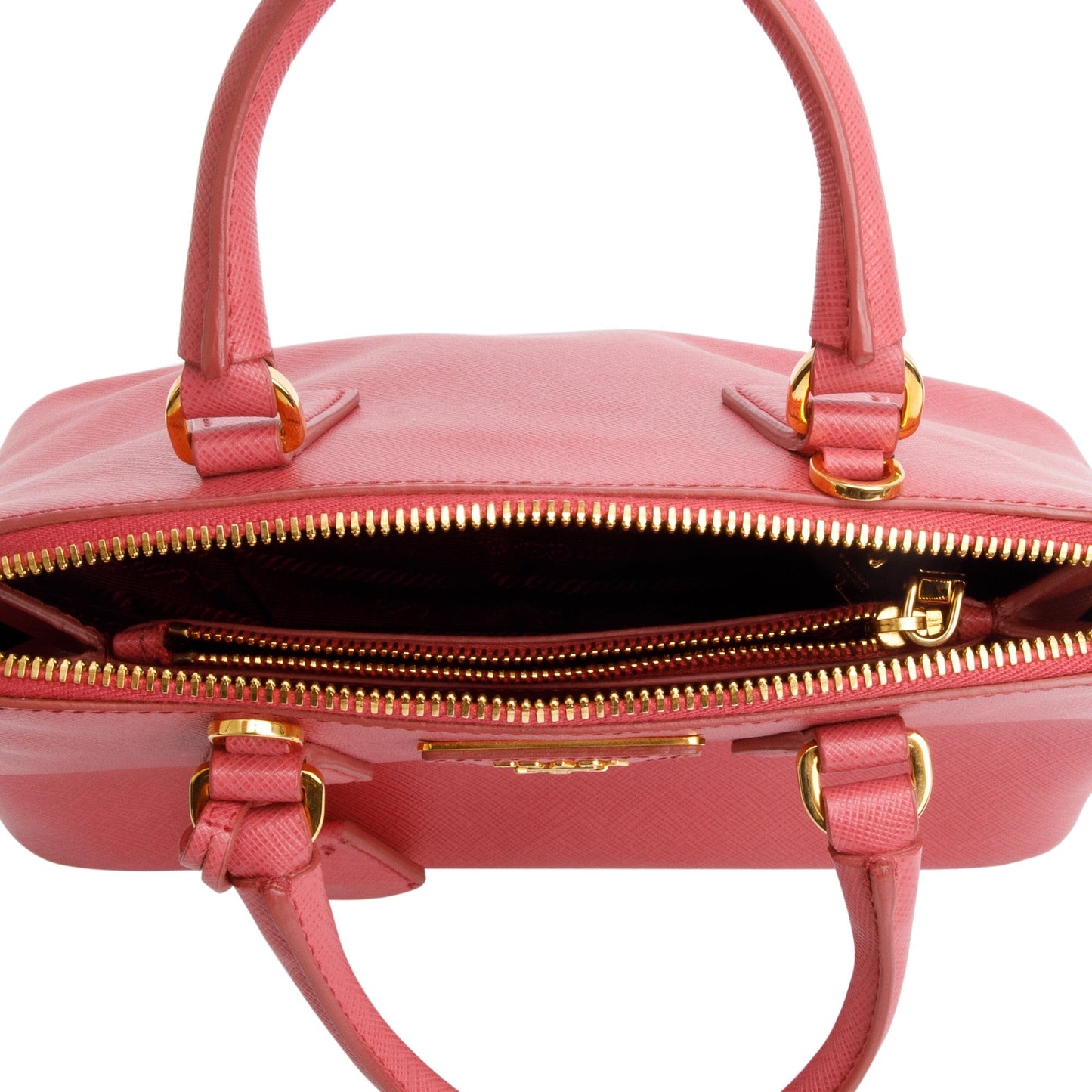 Prada Pink Saffiano Lux Small Promenade Tote