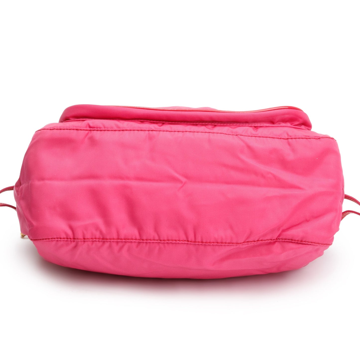Prada Pink Venice-Trimmed Tessuto Nylon Sacca Shoulder Bag